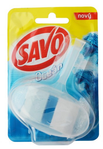 Savo WC blok 35g ocean | Čistící, dezinf.prostř., dezodoranty - Přípravky na WC - Závěsy na WC a pissoárové kostky Savo WC blok 35g ocean | Čistící, dezinf.prostř., dezodoranty - Přípravky na WC - Závěsy na WC a pissoárové kostky